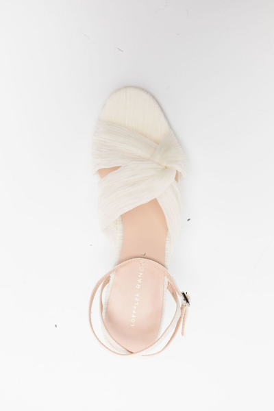 Loeffler Randall Reed Twist-detail Sandals In White