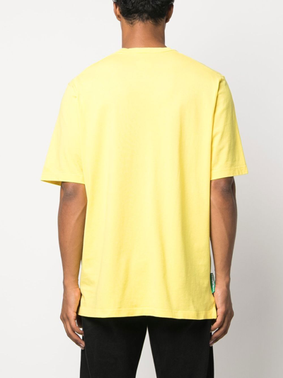 Dsquared2 Logo-print Short-sleeved T-shirt In Yellow