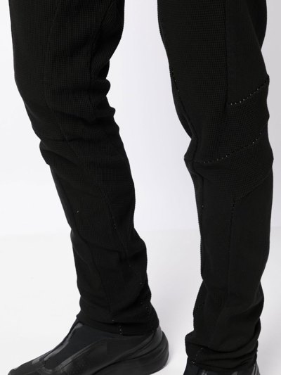 Masnada Distressed Straight-leg Trousers In Black