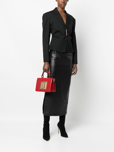 Shop Dolce & Gabbana Bella Top-handle Bag In Red