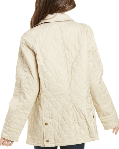 Shop Barbour Summer Beadnell Quilted Jacket In Beige