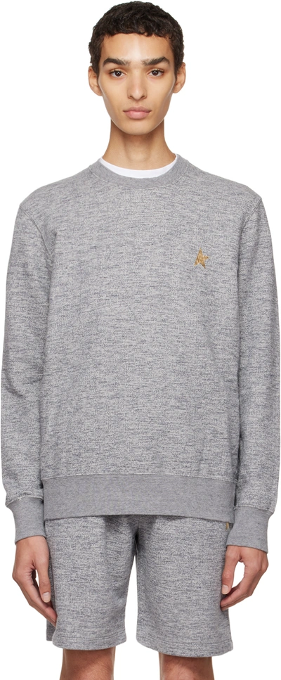 Shop Golden Goose Gray Archibald Sweatshirt In 60311 Medium Grey Me