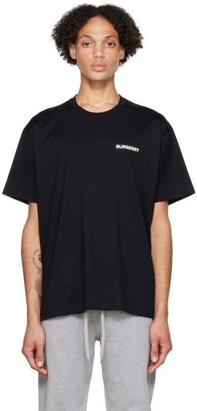 Shop Burberry Black Ekd T-shirt