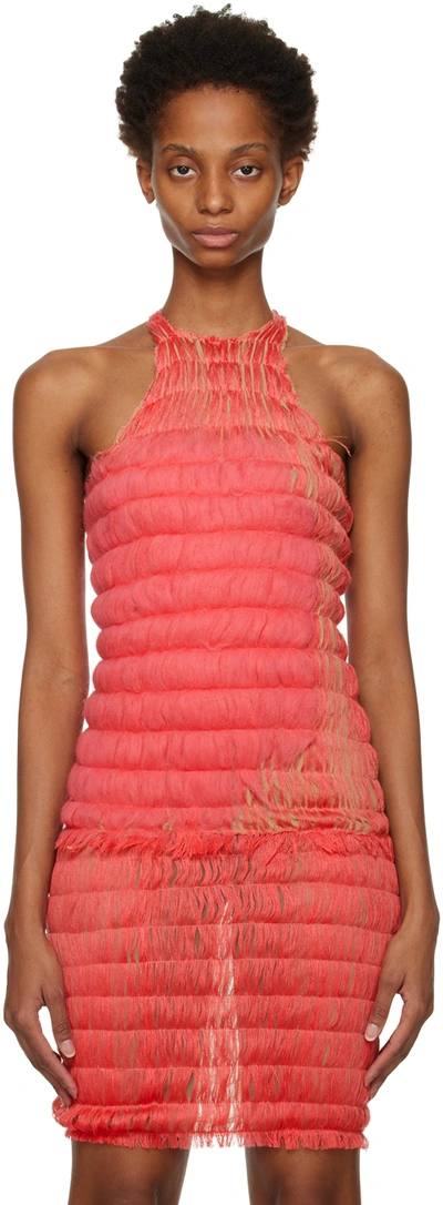 Shop Constanca Entrudo Pink Felt Dot Blouse
