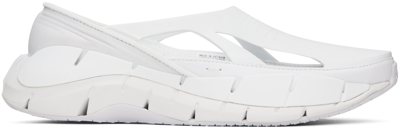 Shop Maison Margiela White Reebok Edition Croafer Sneakers In T1003 White