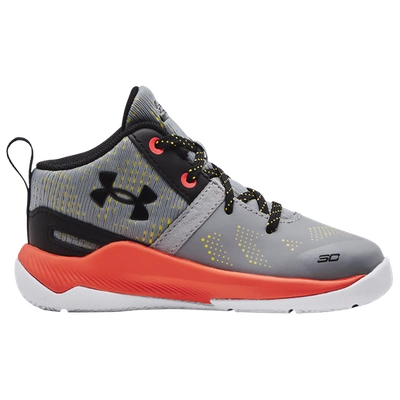Shop Under Armour Boys  Curry 2 Iron In Gray/orange