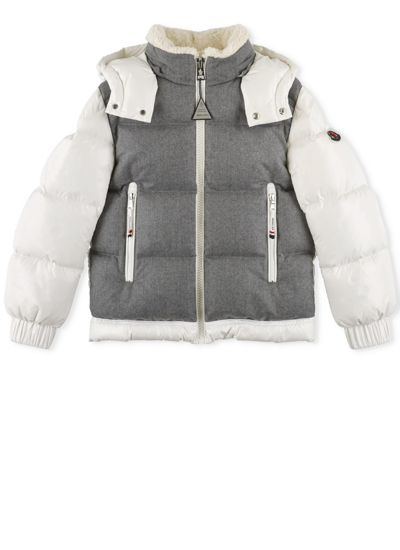 Shop Moncler Bonnat Down Jacket In White