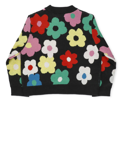 Shop Stella Mccartney Inlay Flowers Sweater In Colourful