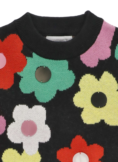 Shop Stella Mccartney Inlay Flowers Sweater In Colourful