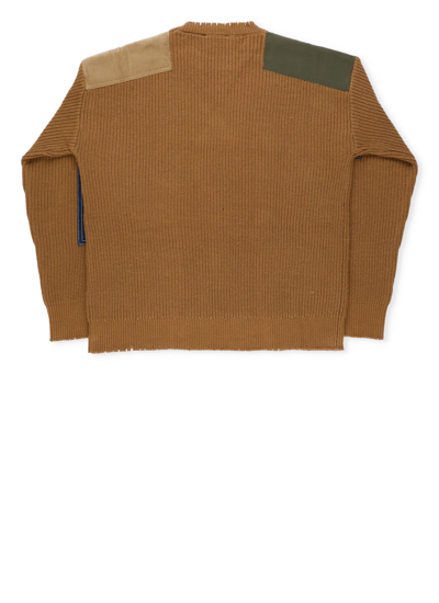 Shop Dsquared2 Sweater With Patch In Brown Lion