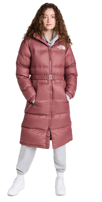 Shop The North Face Women's Nuptse Belted Long Parka