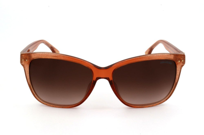 Shop Zadig & Voltaire Rectangular Frame Sunglasses In Brown