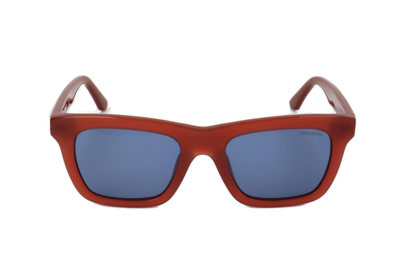 Shop Zadig & Voltaire Rectangular Frame Sunglasses In Brown