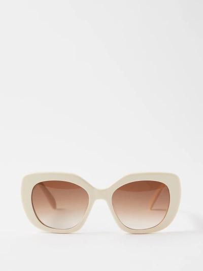 Celine Triomphe Story Square Acetate Sunglasses In Brown ModeSens