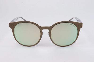 Shop Zadig & Voltaire Round Frame Sunglasses In Brown