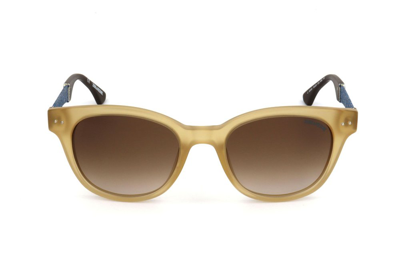 Shop Zadig & Voltaire Cat Eye Frame Sunglasses In Yellow