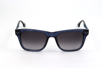 Shop Zadig & Voltaire Rectangular Frame Sunglasses In Blue