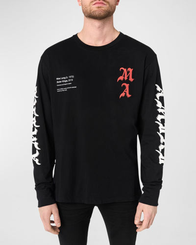 Shop Amiri X Wes Lang Men's Solar Kings T-shirt In Black