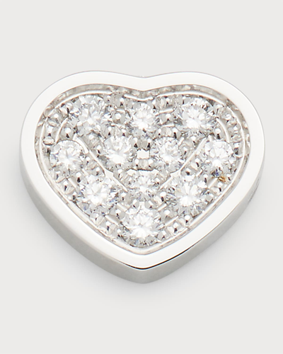 Shop Chopard Happy Hearts 18k White Gold Diamond Earring, Single