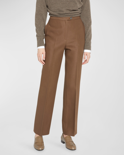 Shop The Row Elia Pant In Warm Taupe