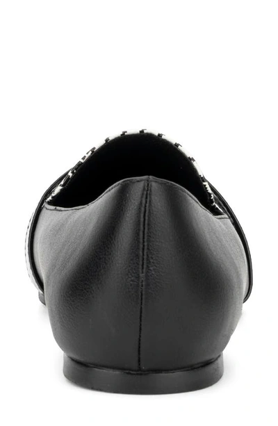 New York And Company Women's Verity Loafers Women's Shoes In Black/ White