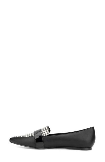 New York And Company Women's Verity Loafers Women's Shoes In Black/ White