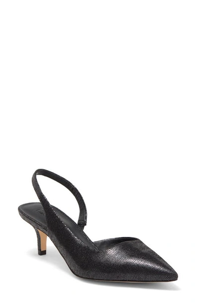 Shop Nordstrom Rack Peggy Slingback Pump In Black Metallic