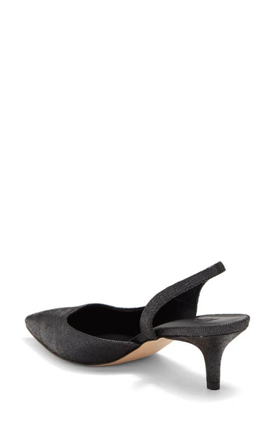 Shop Nordstrom Rack Peggy Slingback Pump In Black Metallic