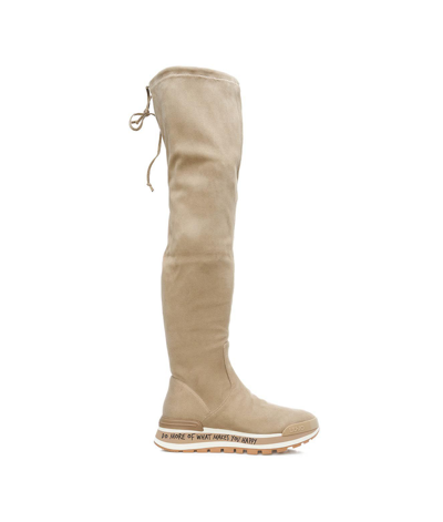 Shop Liu •jo Liu Jo Women's Beige Other Materials Boots