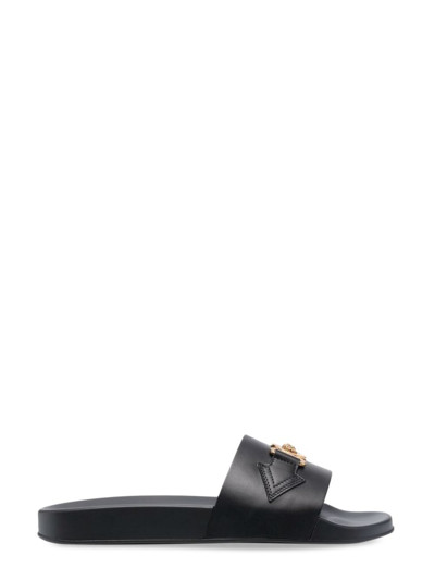 Shop Versace Men's Black Other Materials Sandals