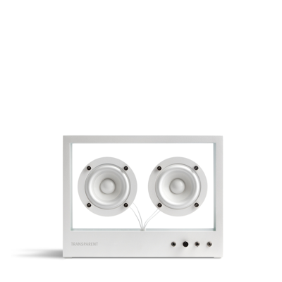 Shop Transparent Small  Speaker In White
