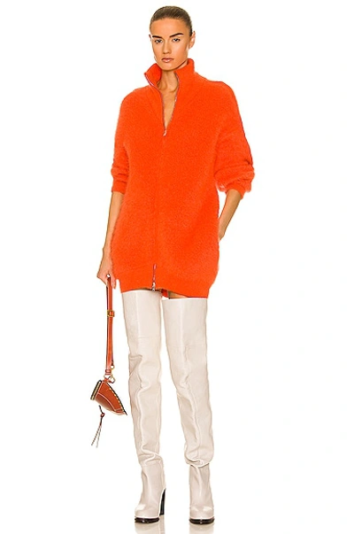 Shop Isabel Marant Amal Jacket In Orange