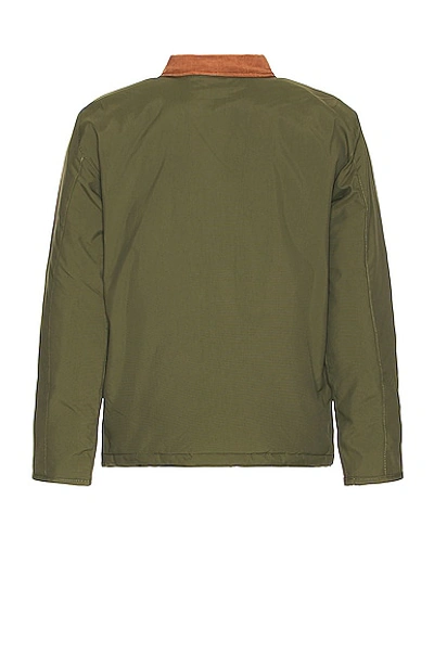 Shop Alpha Industries Deck Jacket In Dark Green
