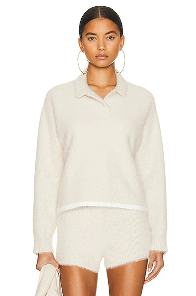 Shop Jacquemus Le Polo Neve In Off-white
