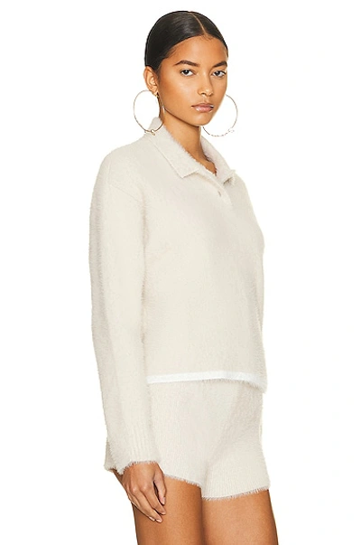 Shop Jacquemus Le Polo Neve In Off-white