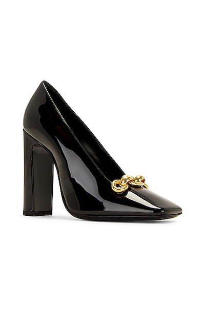 Shop Saint Laurent Swing 110 Heels In Nero