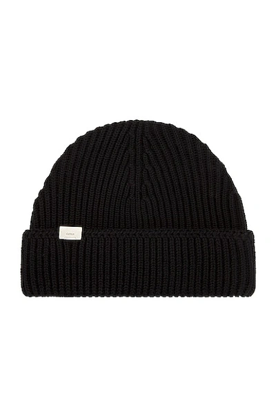 Shop C2h4 Knitting Beanie In Black