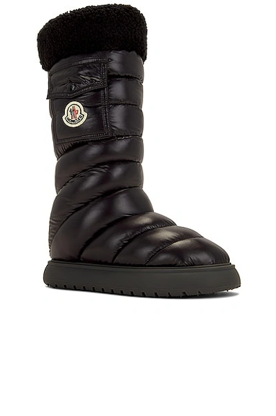 Shop Moncler Gaia Pocket Snow Boot In Black