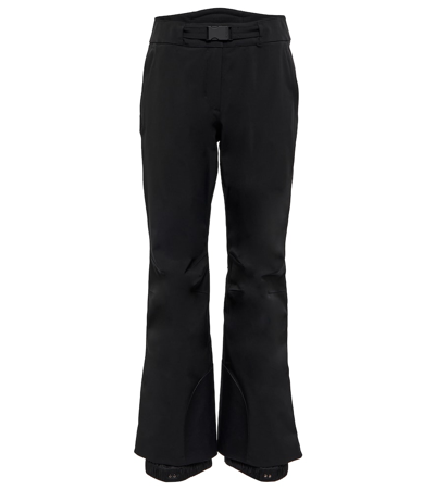 Shop Moncler Flared Ski Pants In Black