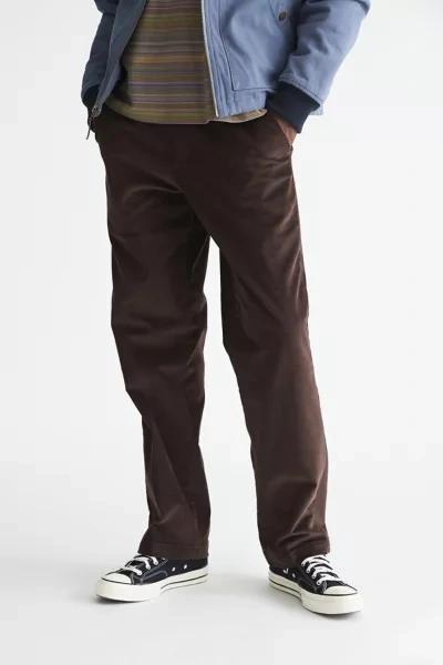 Shop Dickies Corduroy Straight Fit Trouser Pant In Chocolate, Men's At Urban Outfitters