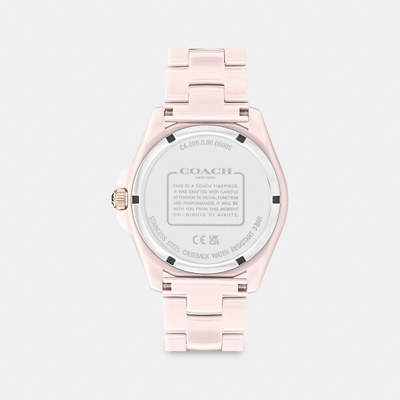 Shop Coach Greyson Watch, 36mm In Blush
