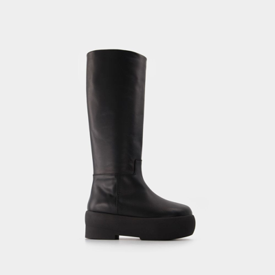 Shop Gia Borghini Tubular Boots In Black