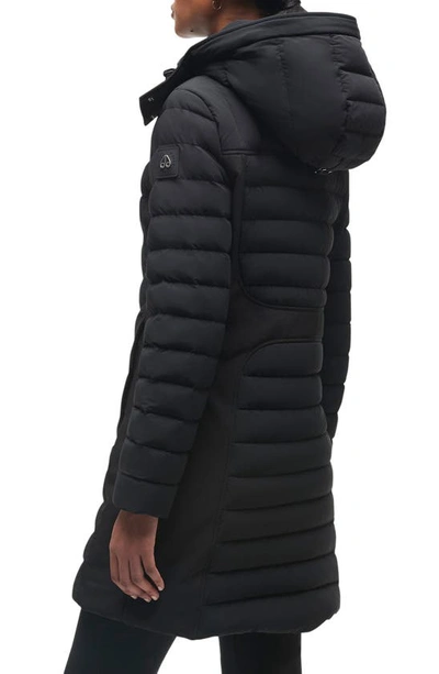 Shop Moose Knuckles East Prairie Down Parka In Blk