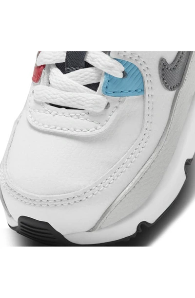 Shop Nike Air Max 90 Sneaker In White/ Blue/ Red/ Grey