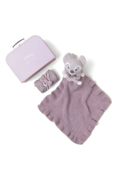 Shop Barefoot Dreams X Disney® Bambi Cozychic Ultra Lite™ Bodysuit, Blanket Buddy & Keepsake Luggage Box Set In Faded Rose Multi