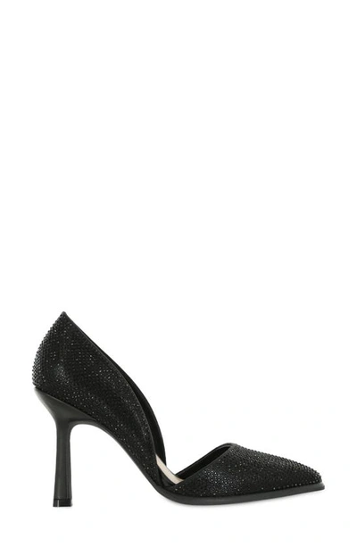 Shop Mia Ciana Pointed Toe D'orsay Pump In Qi00296-blc-stones