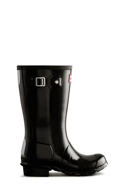 Hunter Original Gloss Rain Boot In Black