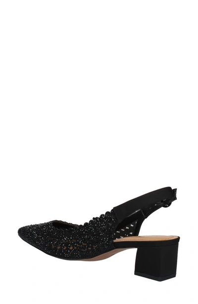 J. Reneé Pranil Pointed Toe Slingback Pump In Black