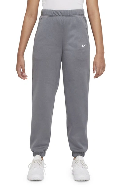 Girls nike cheap grey sweatpants