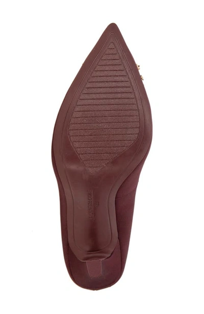 Shop Kenneth Cole New York Romi Starburst Pointed Toe Pump In Wine